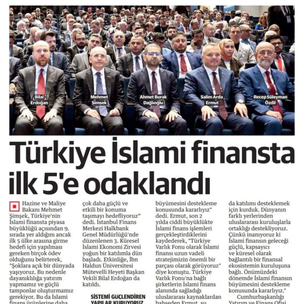 007 YENI SAFAK TURKIYE ISLAMI FINANSTA ILK 5E ODAKLANDI cover 600x600