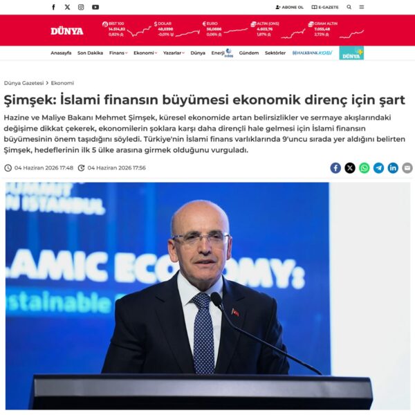 03 Dunya com Simsek Islami finansin buyumesi ekonomik direnc icin sart 600x600