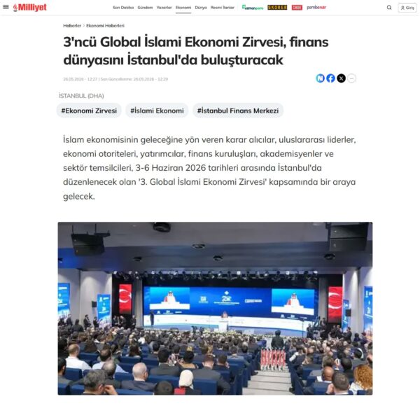 05 Milliyet com tr 3ncu Global Islami Ekonomi Zirvesi finans dunyasini Istanbulda bulusturacak 600x600