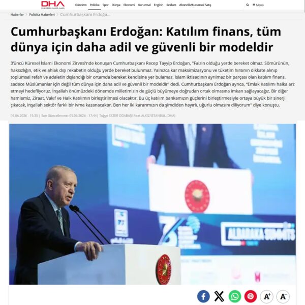 08 Dha com tr Cumhurbaskani Erdogan Katilim finans tum dunya icin daha adil ve guvenli bir modeldir 600x600
